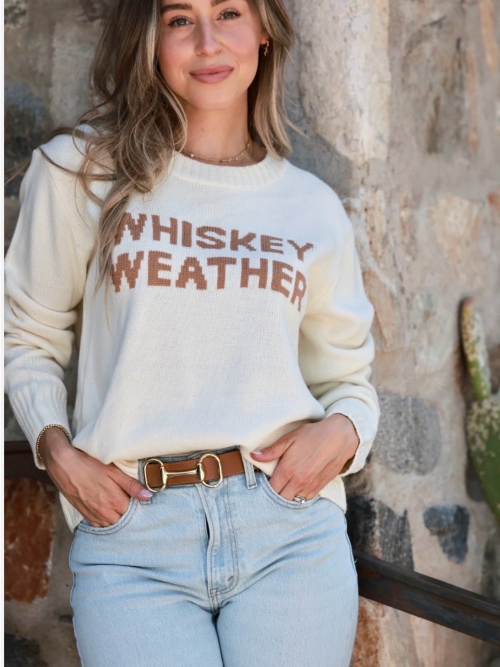 Panache Apparel Whiskey Weather Sweater Size M NWOT